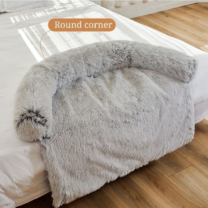 Super Large Size Dog Bed Blanket Winter Pet Sofa Bed 4cm Plush Fabrics