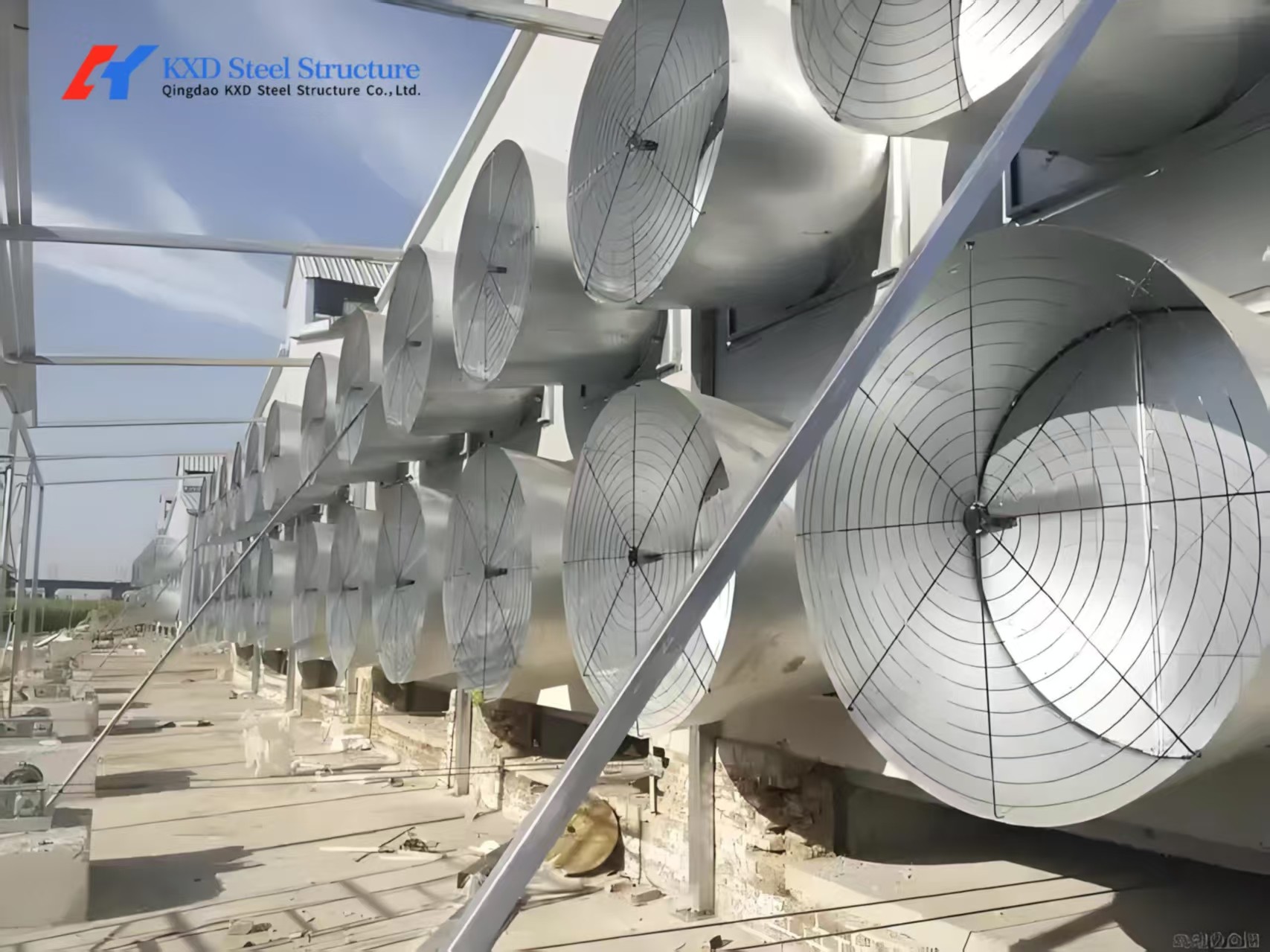 Q235B Q355B Carbon Steel Poultry House Prefabricated Steel Structure Farm House