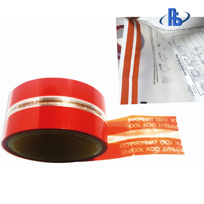 Security Bags Safety Sealing Tape Pet Temperature Sensitive Color Changing