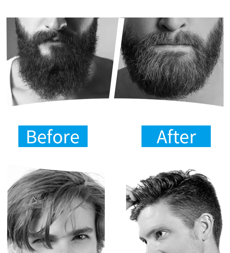 PTC Heating Tourmaline Ceramic Beard Straightener Brush