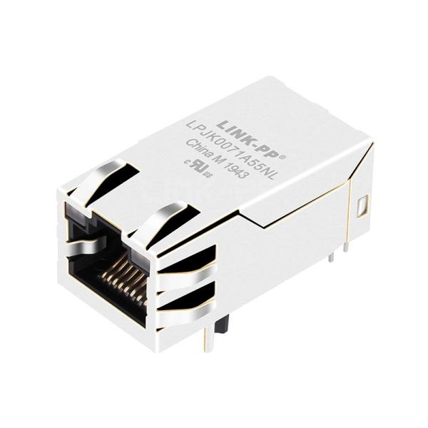 LPJK0071A55NL 1000 Base-T RJ45 Magnetic Connector 1x1 Port Length 32.5mm Tab Up
