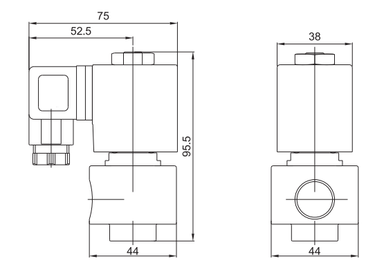 3/8'' Food Grade Safe Beer Machine Plastic Solenoid Valve 24V 220V