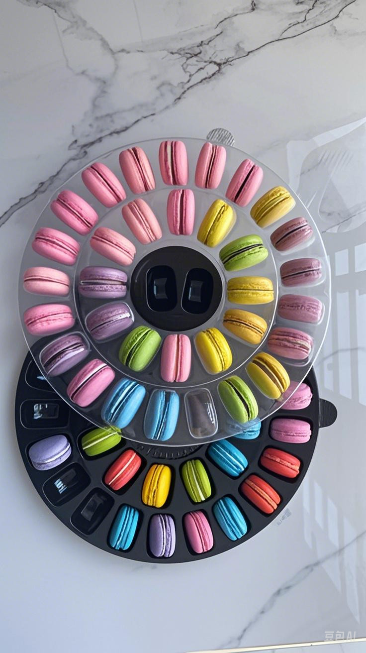 Lightweight Macaron Packaging Trays Paper Macaron Gift Boxes Easy Handling