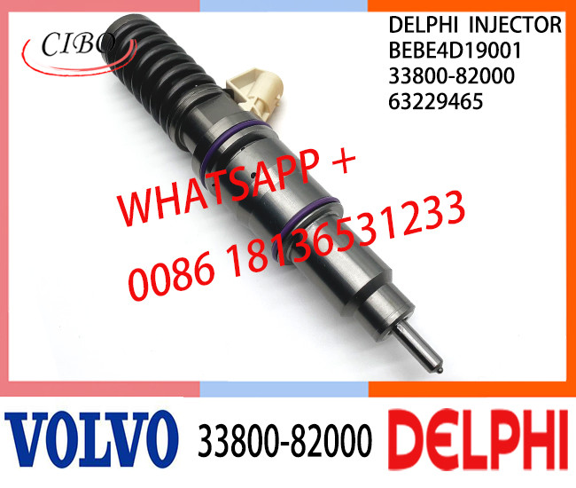 33800-82000 BEBE4D19001 Fuel engine Diesel Injector 33800-82000 BEBE4D19001 63229465 E3.18 for HYUNDAI 12L HIGH POWER