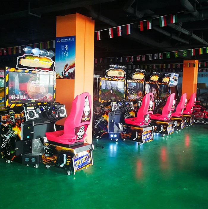 Upgrade Color Cabinet Dynamic Music Dynamic Dirty Driving Racing 42 Inch Game Machine