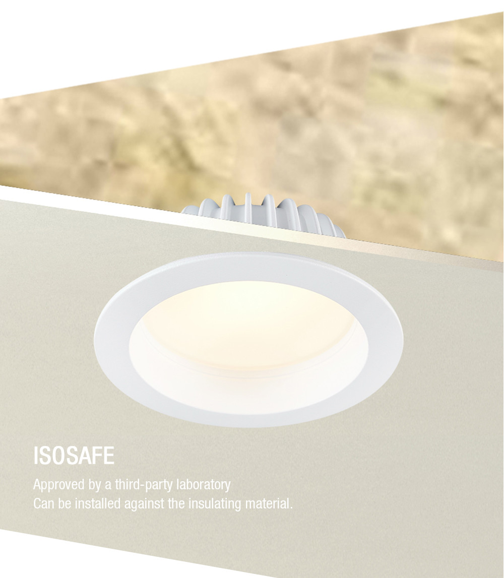 220-240V CCT Downlight , SMD Triac Dimmable LED Downlight