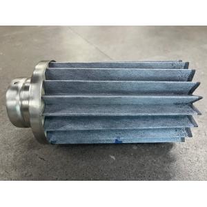 China Galvanized Bottom End Caps Pleated Cartridge Filter Element for OEM Needs on sale