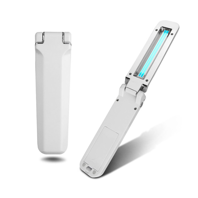 Folding Handheld 5.5cm 800MAH UVC Light Disinfection