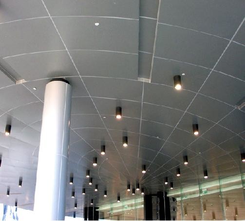 1500mm X 6000mm Aluminium Ceiling Panels , Hot Insulation Lightweight Honecomb Panels