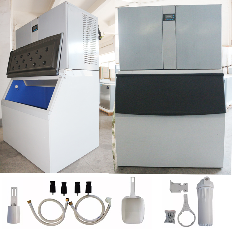Emerson Compressor ICEMA Automatic 1ton Ice Cube Making Machine for Ice Production