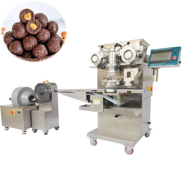 Chocolate filled date ball/ chocolate peanut butter protein balls making machine