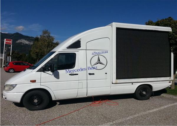 Waterproof Outdoor Advertising Led Display Mobile Board Advertising Trailer P6