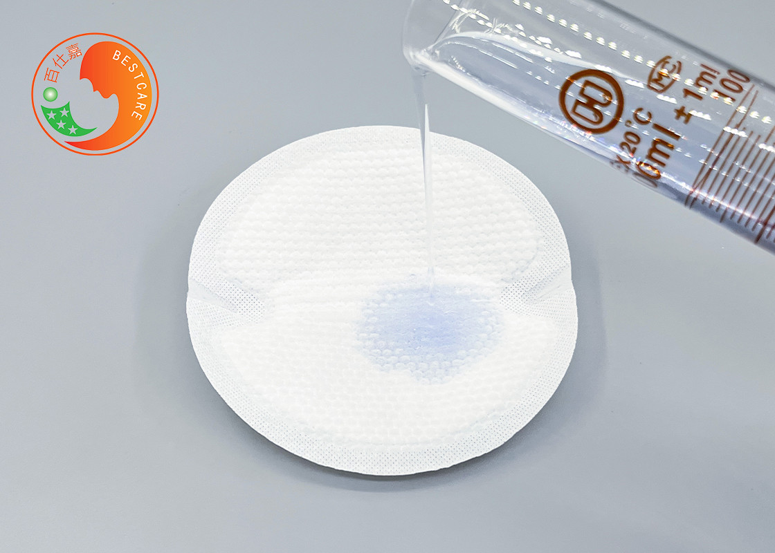 Round Feminie Disposable Breast Pads Baby Feeding Custom Thin Nursing Pads