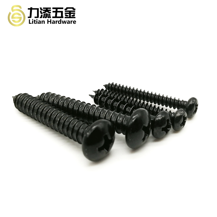 Waterproof Black Zinc Plated Screws , Toxinfree Self Sealing Roofing Screws