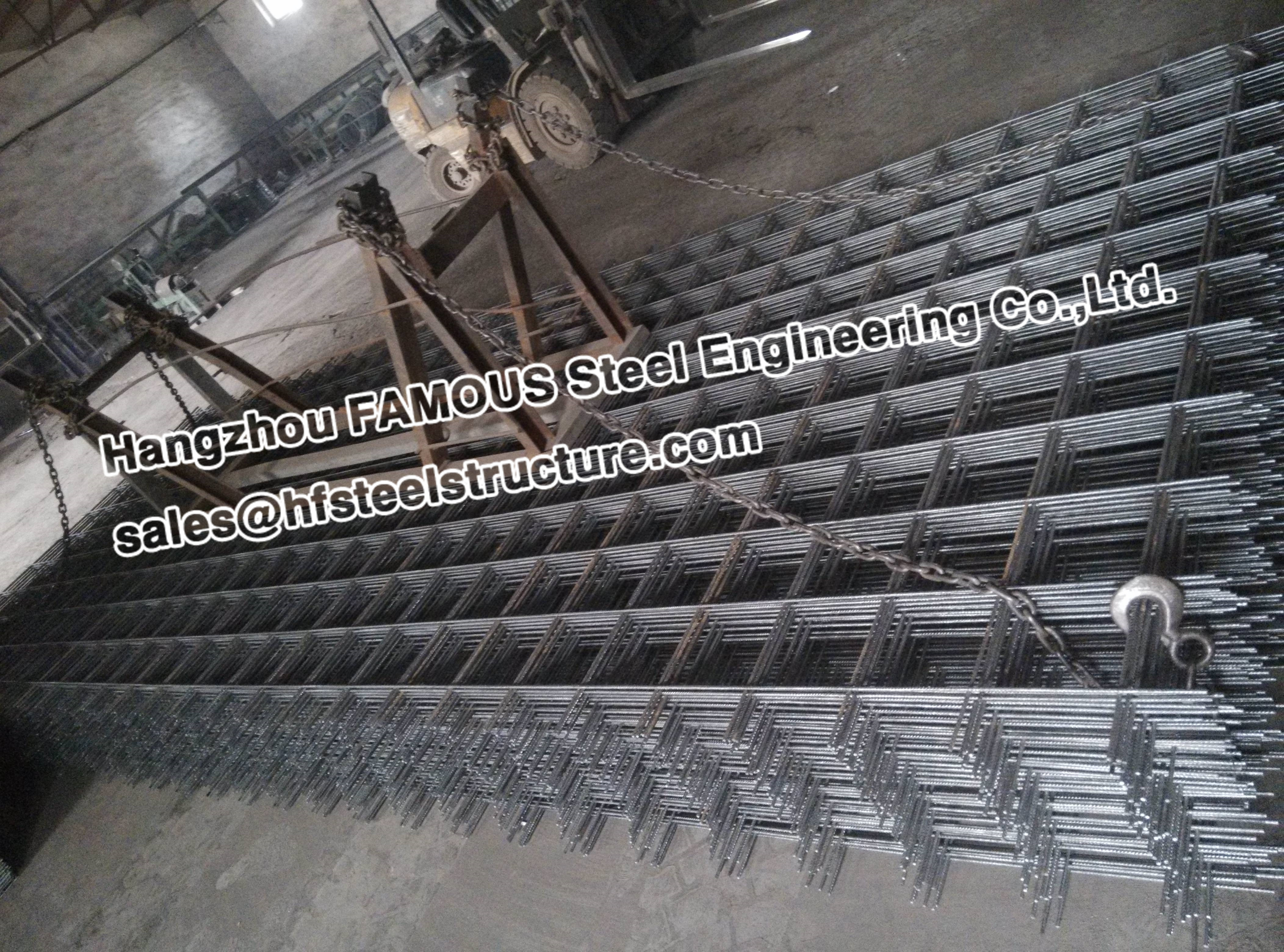 Industrial Prefabricated Steel Square Mesh Commercial Ground Slabs