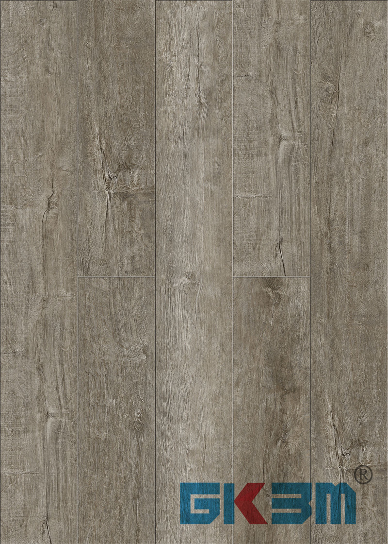 5mm DP-W82292-1 Gray Oak Waterproof SPC Flooring Plank Anti Termite Scratch Resistant