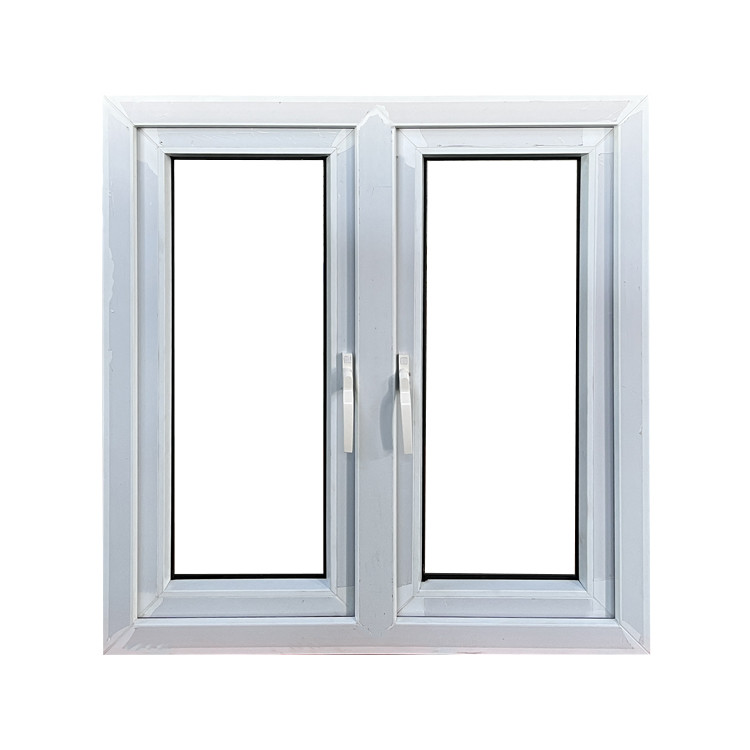 Wind Proof Casement Glass Windows PVC Hurricane Resistant Windows