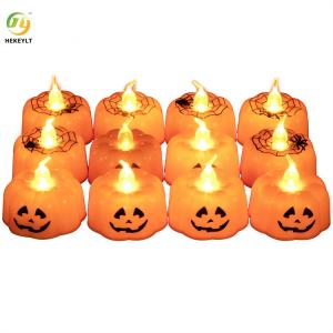  Halloween Pumpkin Battery Operated LED Candles Light Night Party Decorations Manufactures