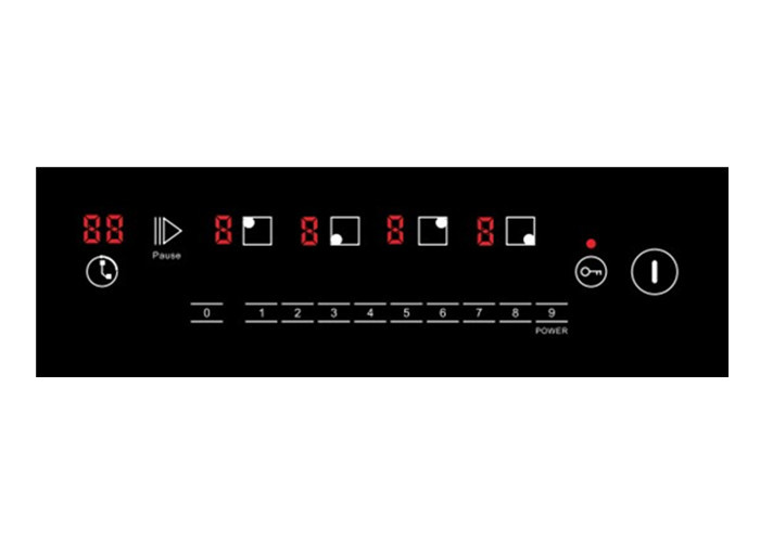 Kanger Glass Digital Control Booster Four Burner Induction Cooktop