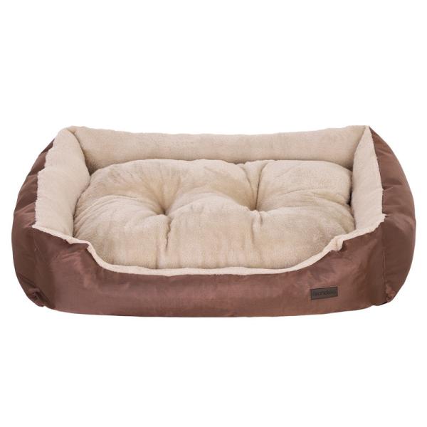 Snuggle Dog Bed Cushion Fluffy PP Cotton Stuffing Slipping Prevent Easily