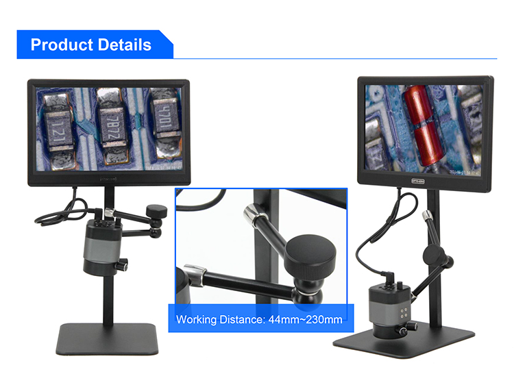 OPTO-EDU A36.4970 12.5" LCD 3.6x-39.4x 2.0M HD USB Digital Microscope