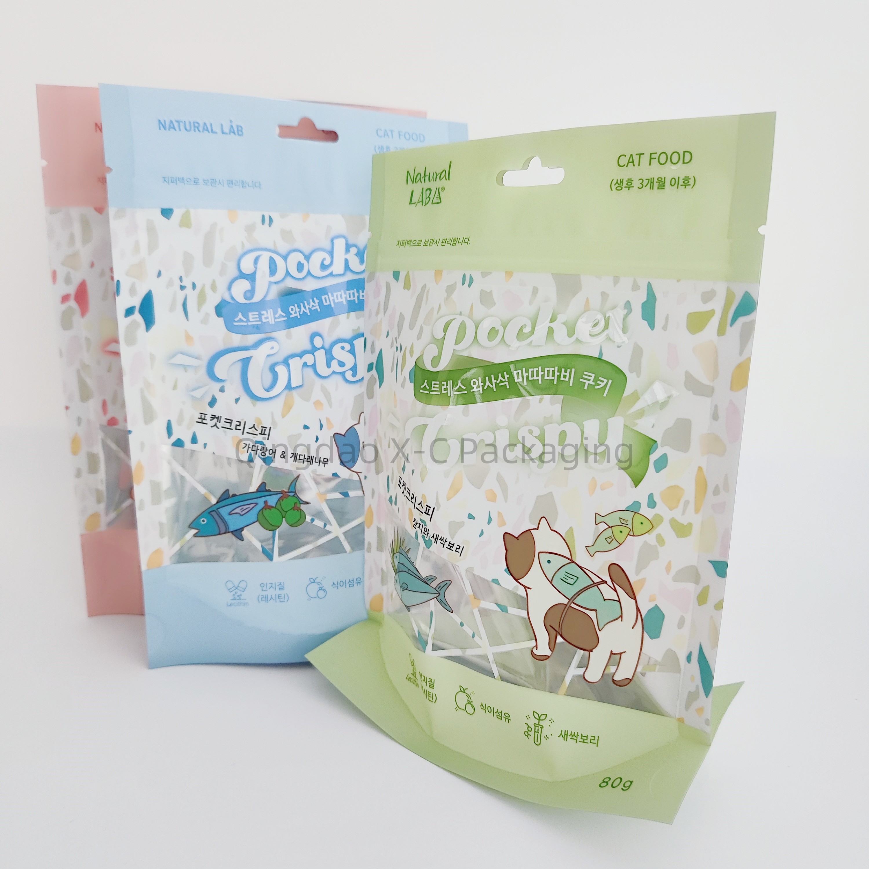Hot Seal Stand Up Pouch Recyclable Ziplock Pet Food Bag Wholesale With BRC