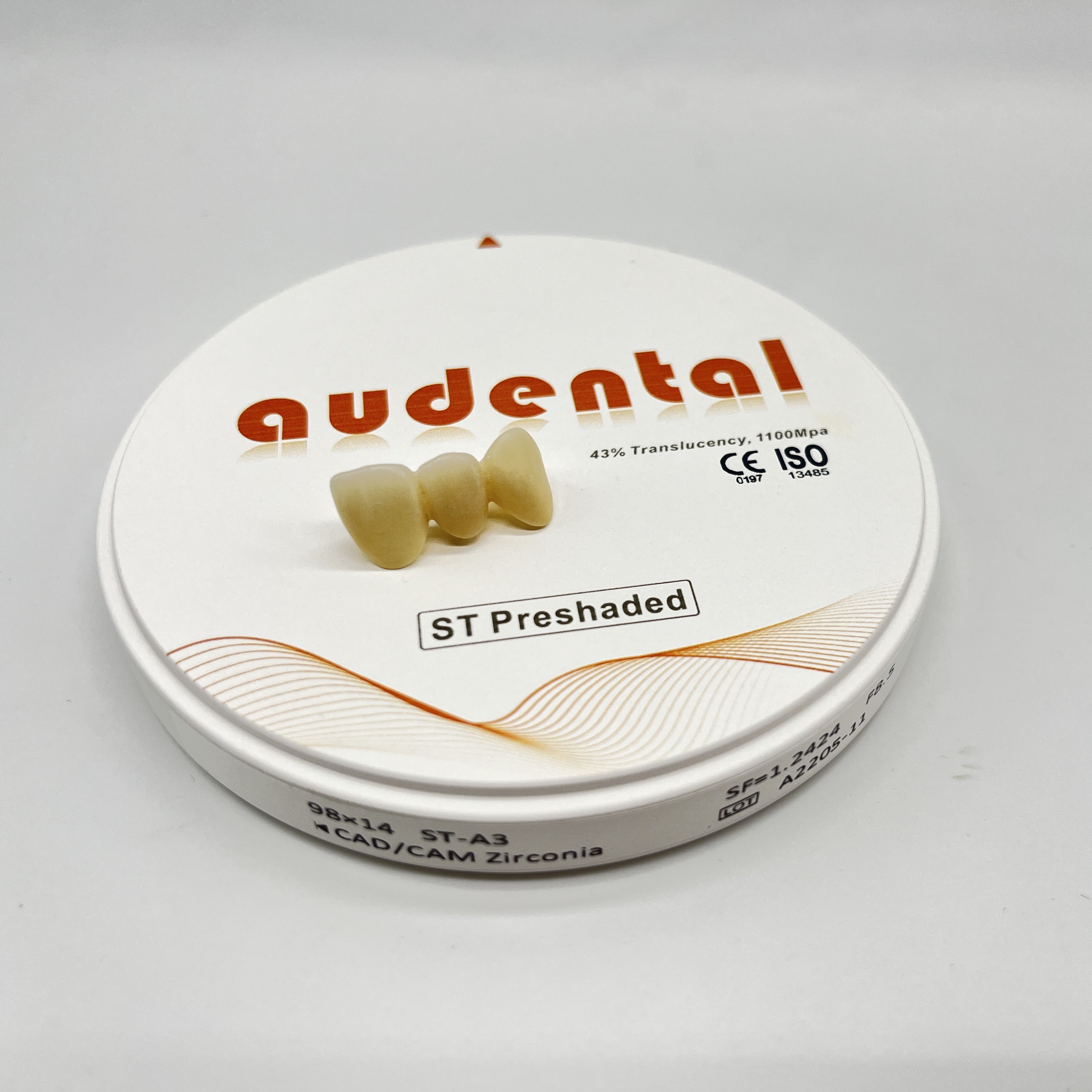 All In One ST Plus Preshaded Dental Zirconia Block for Dental Lab
