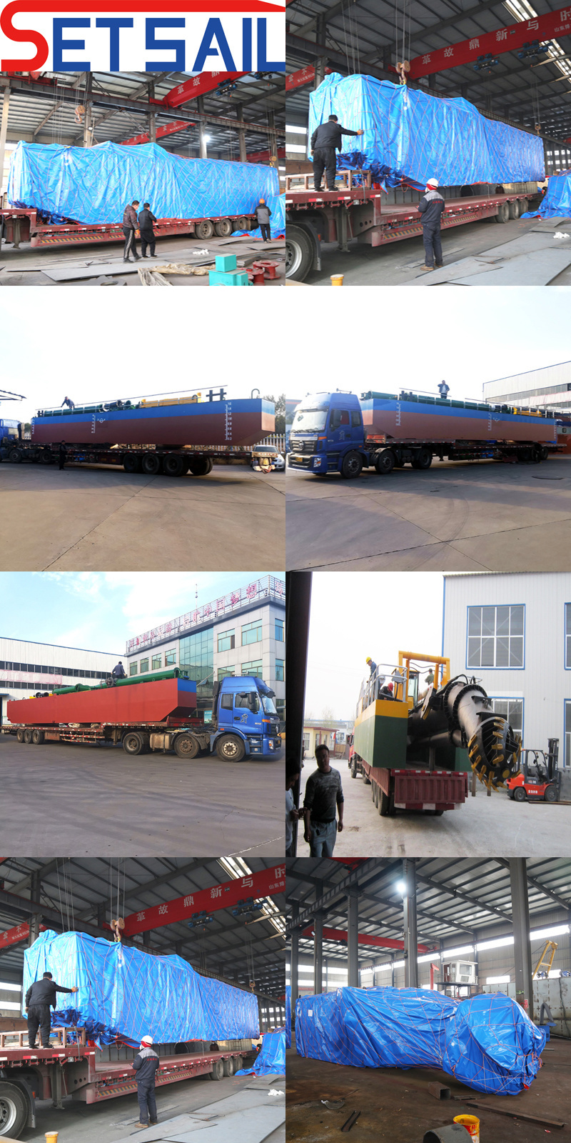 Hydraulic 8 Inch Cutter Suction Mud Dredger Used in River