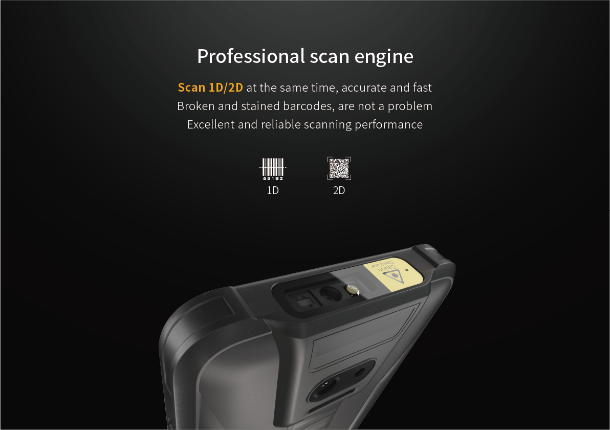Direct Handheld PDA Wireless Terminal Definition Large Screen Customization 64GB ROM