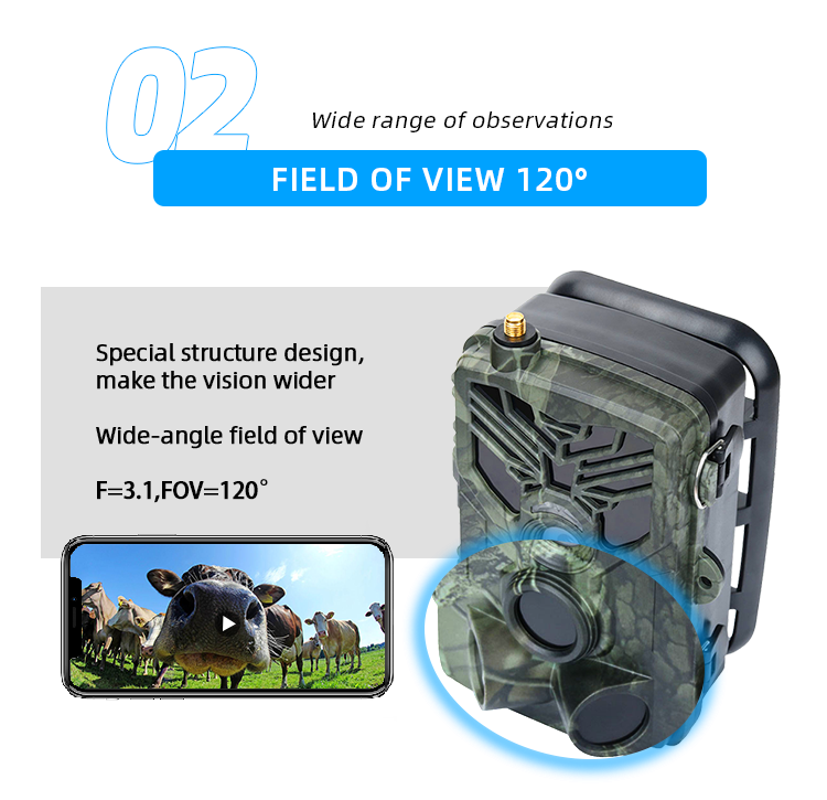 Mini Trail Camera Hunting HC-810LTE Outdoor Wildlife IP65 Waterproof Wireless System Night Vision Camera