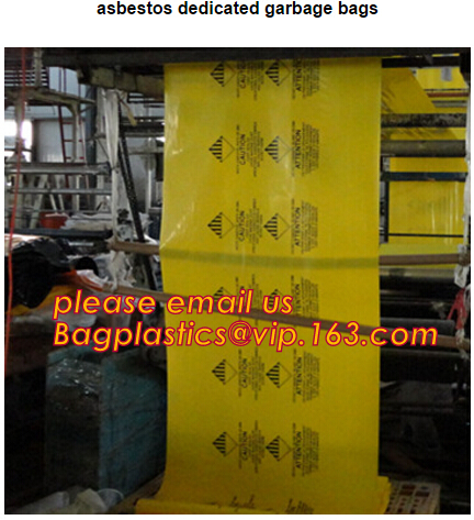 BUILDING FILMS, Asbestos bag, PE asbestos bag, building waste bag asbestos bag, building waste bag asbesto, rubble sacks