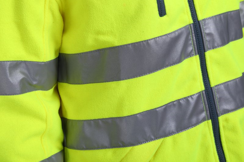 360gsm Cold Weather Workwear OEM Hi Vis Work Jacket With Flap