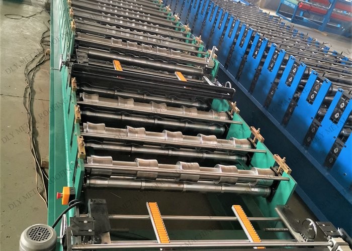 480V 10kw Steel Tile Roll Forming Machine Double Layer 10000kg
