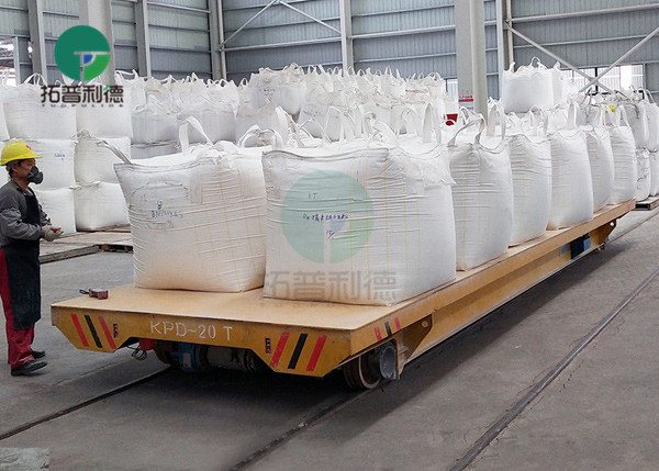 Custom Industrial Heavy Duty Electric Powered Material Handling Transfer Cart