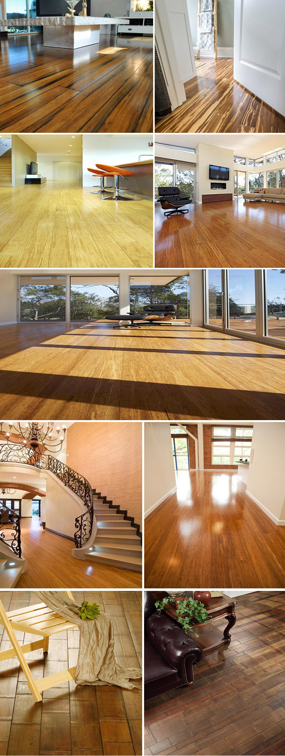 Non-toxic Solid and Strand Woven Bamboo Flooring The Eco-Friendly Choice for Your Space