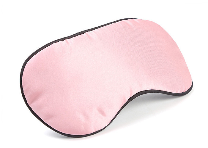 Lightproof Embroidery Silk Satin Sleep Mask Travel Eye Mask Custom Design
