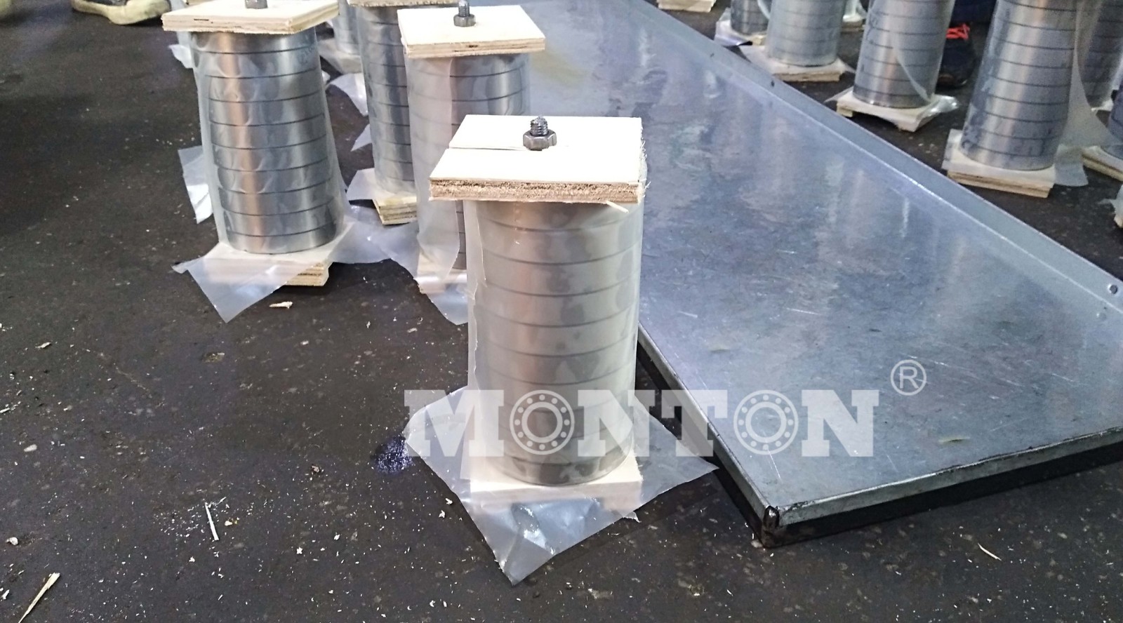 128705 27.81 mm*45.40 mm*88.90 mm Mud Stack Thrust Bearings Mud Motor Bearings For Downhole Drill