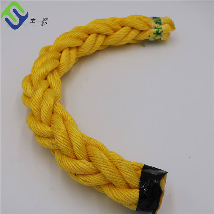 Boat Mooring 8 Strand PP Rope Polypropylene 50mm For Fishing Industry