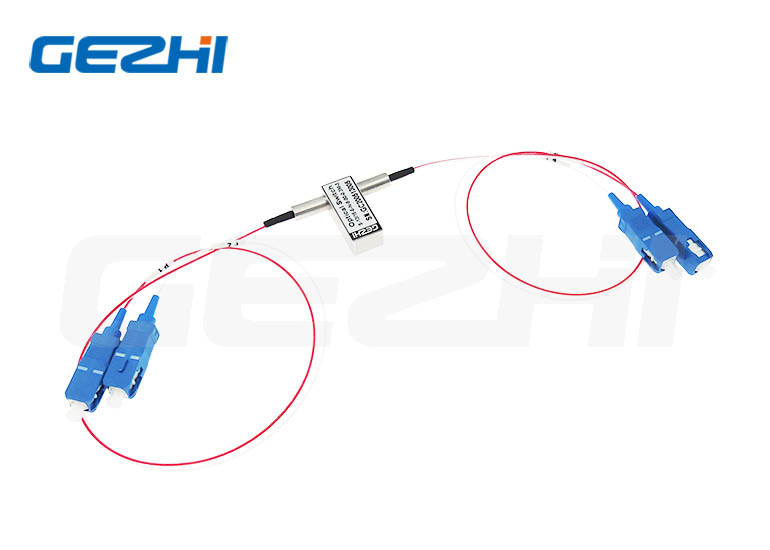 2x2b Bypass Mechanical Gigabit Fiber Switch LC / UPC