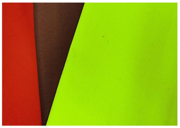 Water Proof Fluorescent Orange Fabric Waterproof Clothing Material EN471