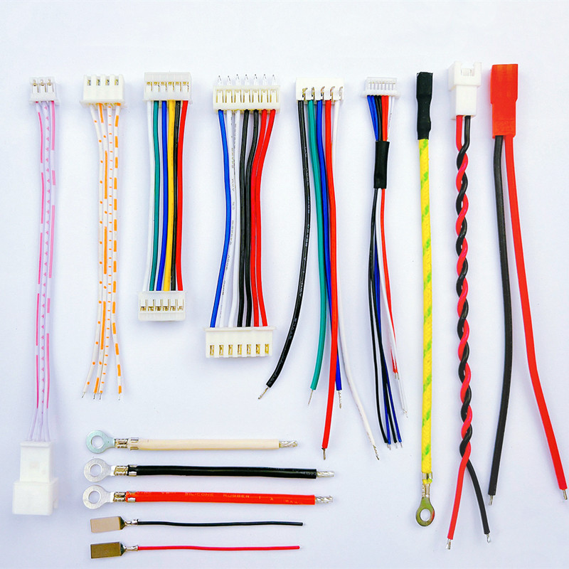 Terminal Wire Harness Assembly 18 - 26Awg JST Connector To 4.8mm 6.3mm Y Terminal
