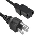  IEC US Power Cords Waterproof 250V 3 Pin Computer Ac Power Cable Manufactures