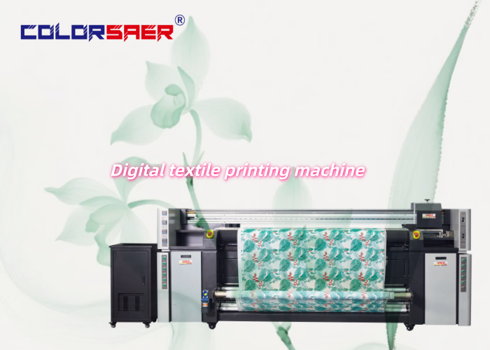 4 pcs Print heads Digital Fabric Printing Machine with Windows 7&10 Compatibilit