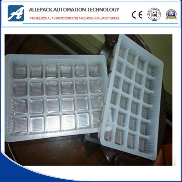 Transparent Electronic Component Trays , PVC / PET Vacuum Formed Thermoformed