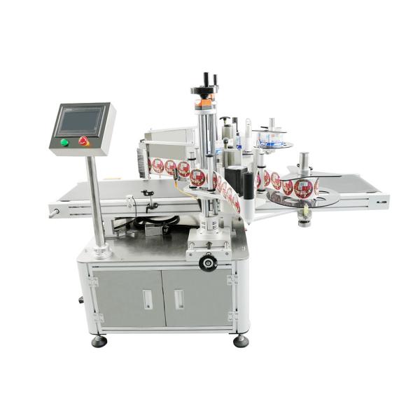 Electric Engine Driven Double Side Labeling Machine for Oval Detergent Cleaner