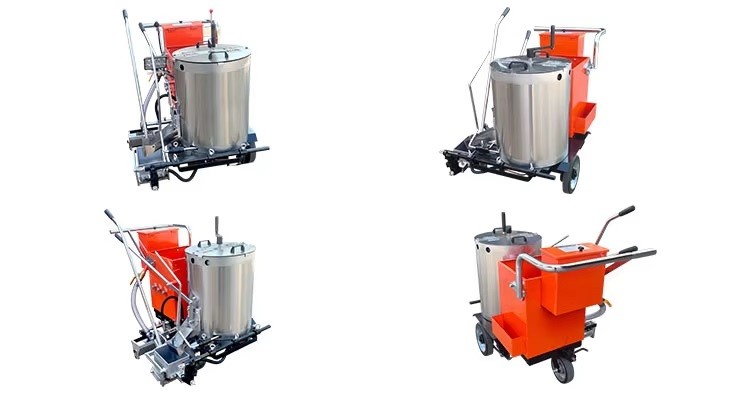 Multifunctional Difference Size Of Shoe Fully Automatic Thermoplastic Small Road Line Painting Machine
