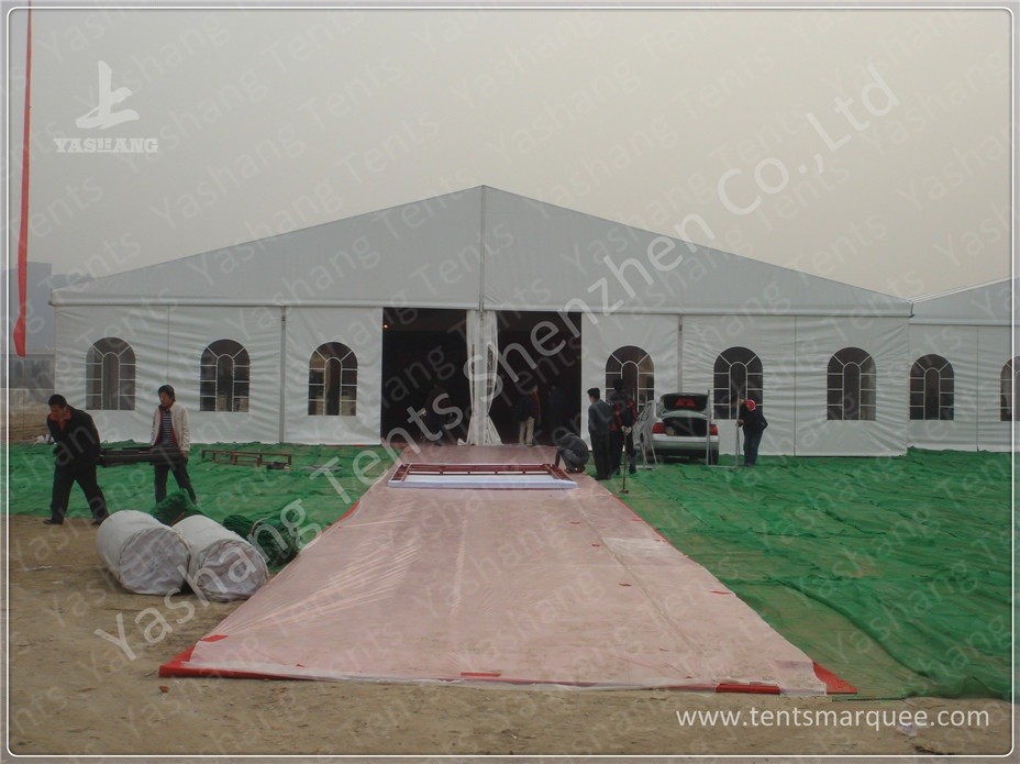 Outdoor Glass Wall Canopy Gazebo Party Tent 20 X 25M 300 Seater Clear Span Marquee Hire