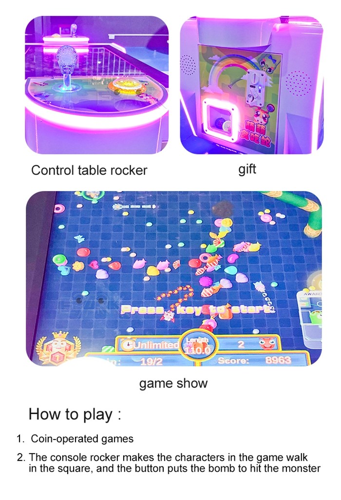 Fun Two Player Arcade Amusement Game Machines Cute Snake Cards Or Lottery Tickets