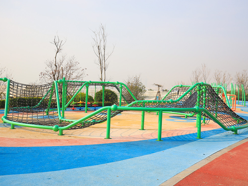Medium Lay 16mm Twist Polyester Combination Rope For Children Playground