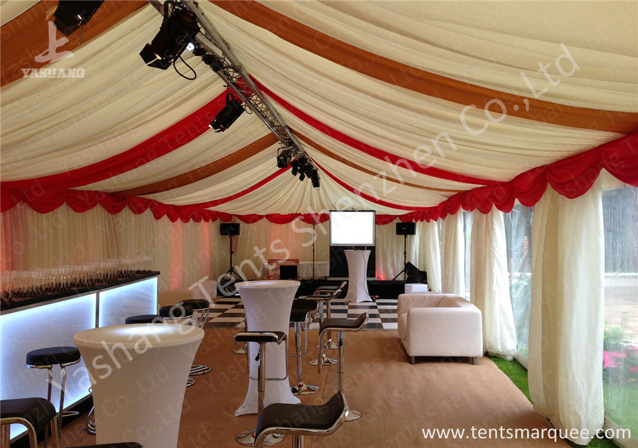 6x18M A-Frame Shape Outdoor Event Tent Transparent PVC Windows UV Resistant